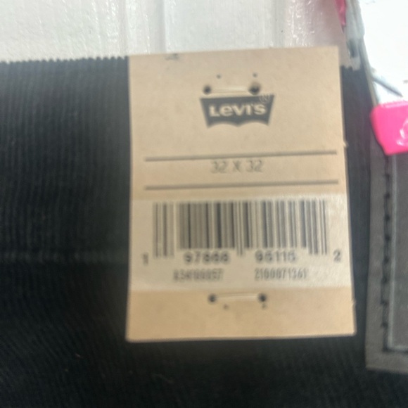 NWT Women’s  Levi's Strauss 726 High Rise Flare Corduroy Jeans Size 32x32 Black - Picture 6 of 12